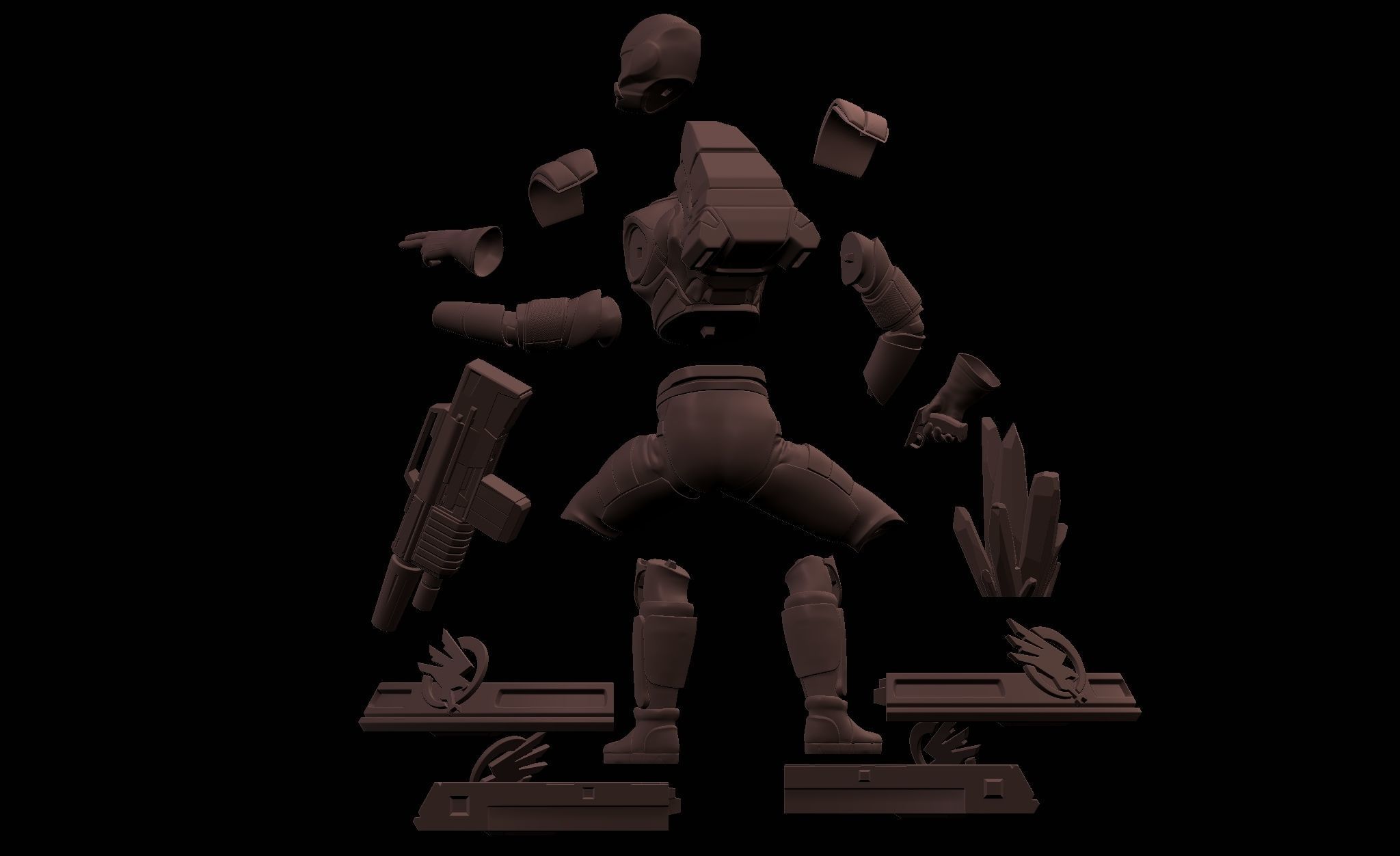 Command and Conquer pack 3 in 1 3D print model_18