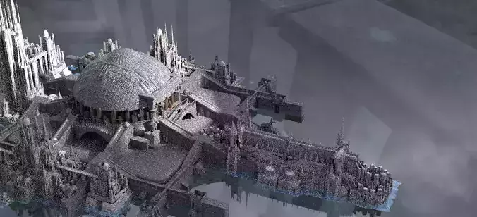 The halls of eternal power Kit bash 