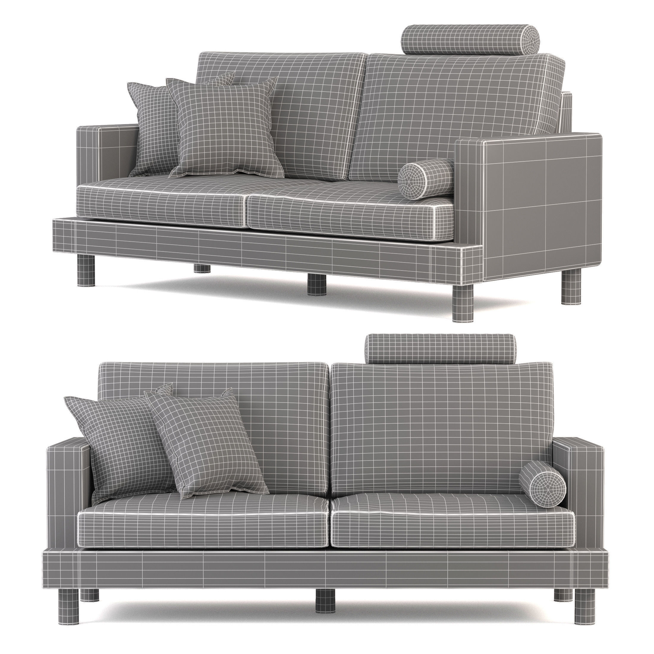 Hyde sofa 3D model_1