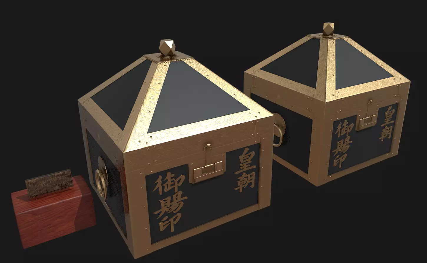 Dodok-in Captain Seal Low-poly 3D model_0
