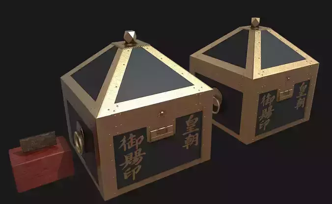 Dodok-in Captain Seal Low-poly 3D model