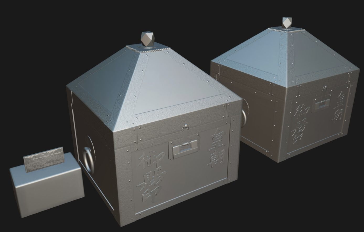 Dodok-in Captain Seal Low-poly 3D model_10