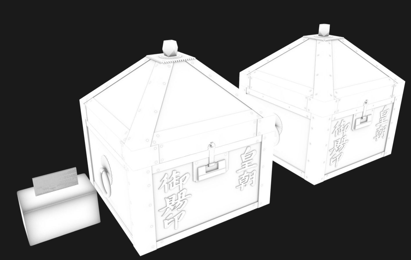 Dodok-in Captain Seal Low-poly 3D model_9