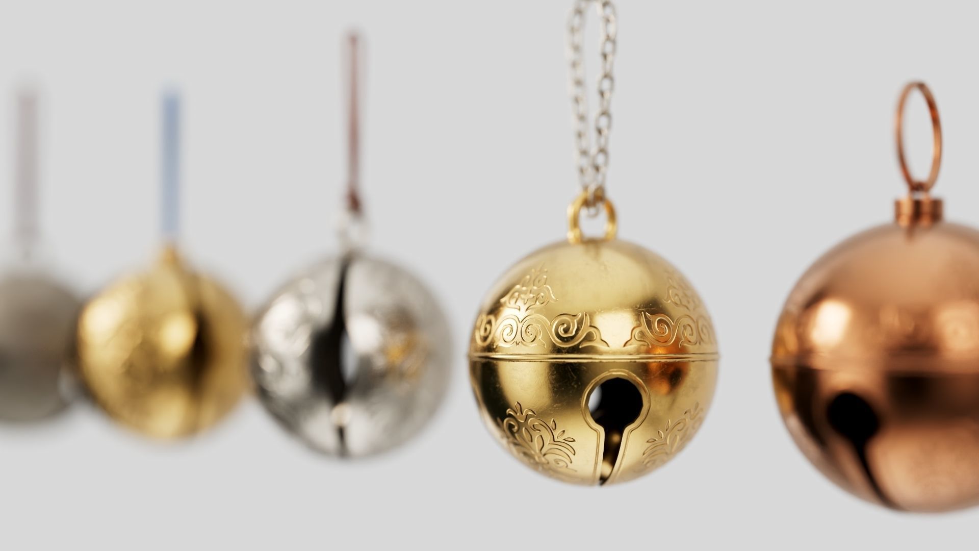 Christmas bell ball builder with 15 mesh 4 skin and 3 colors 3D model_3