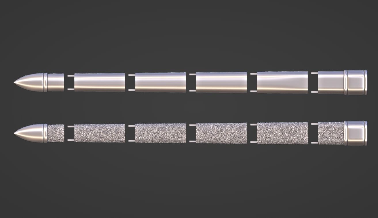 Aerondight - Witcher Silver Sword -Sliced Print Ready- Geralt  3D print model_8