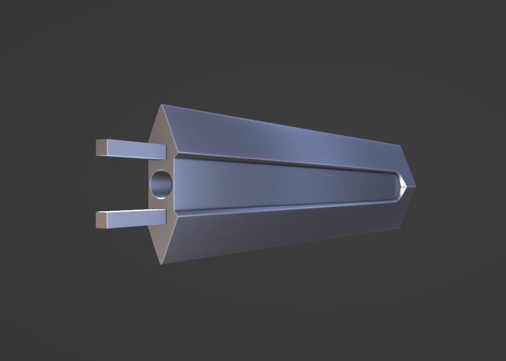 Aerondight - Witcher Silver Sword -Sliced Print Ready- Geralt  3D print model_14