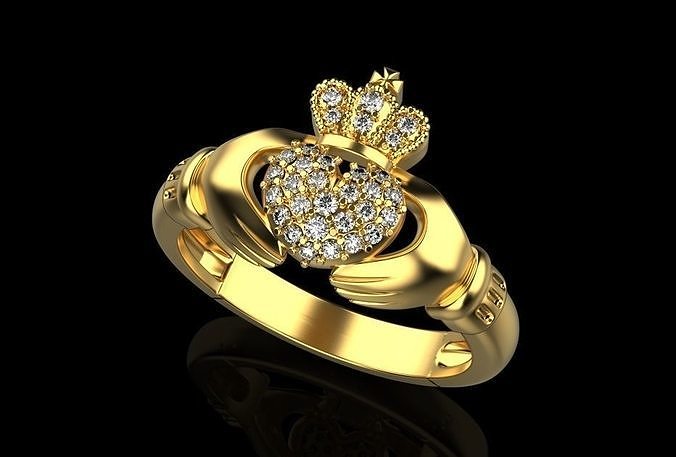 heart ring 3D print model