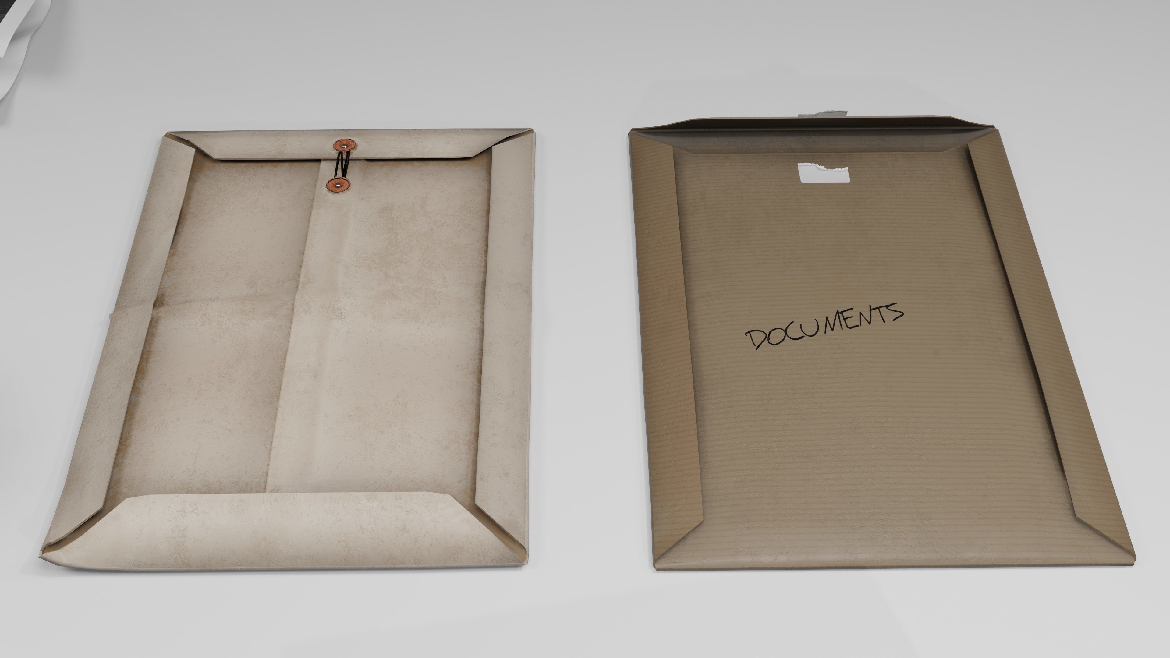 Stationery office pack 2 Low-poly 3D model_17