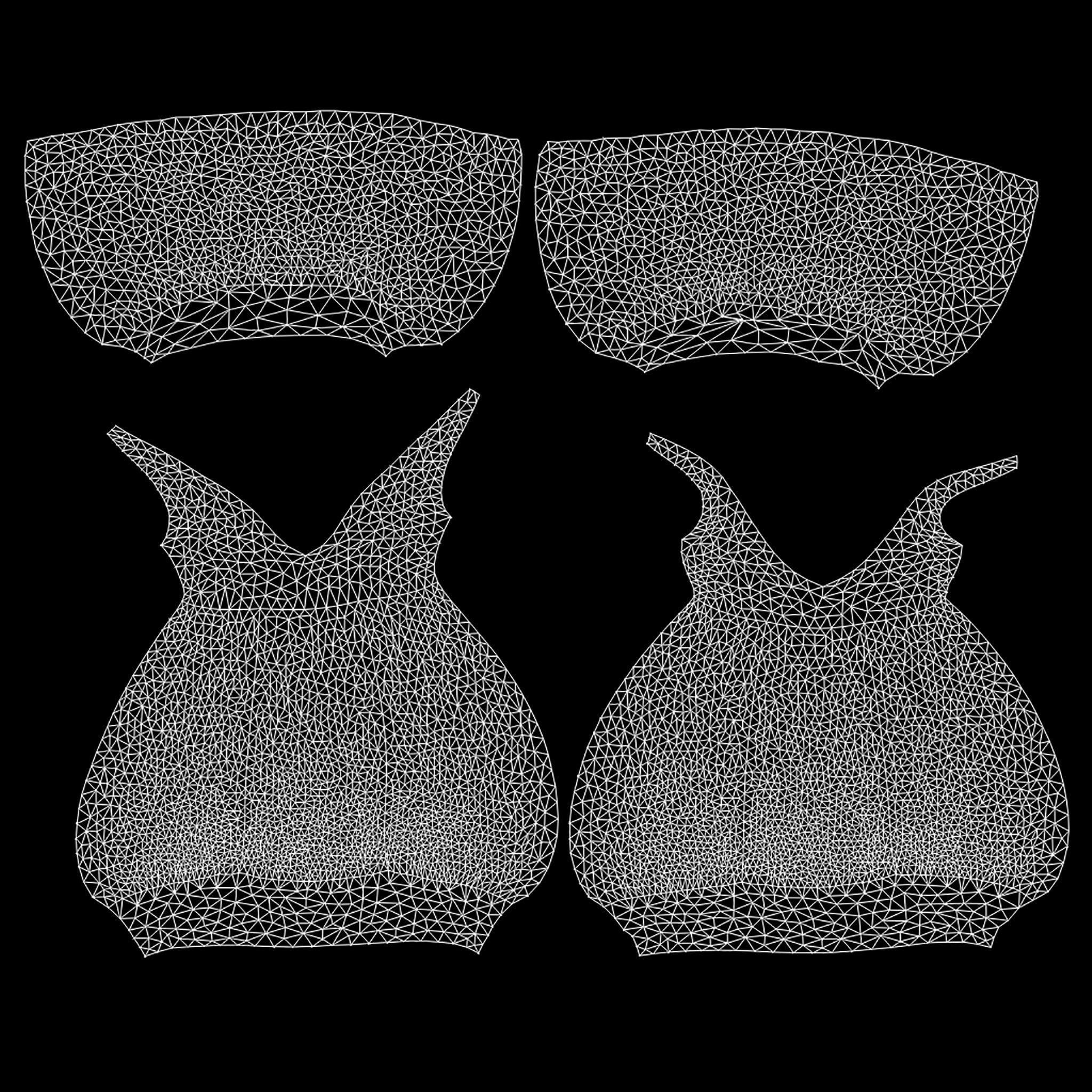 Puffy Dress V1 Low-poly 3D model_16