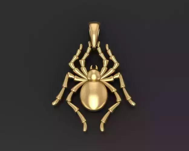 Spider pendant 3D print model