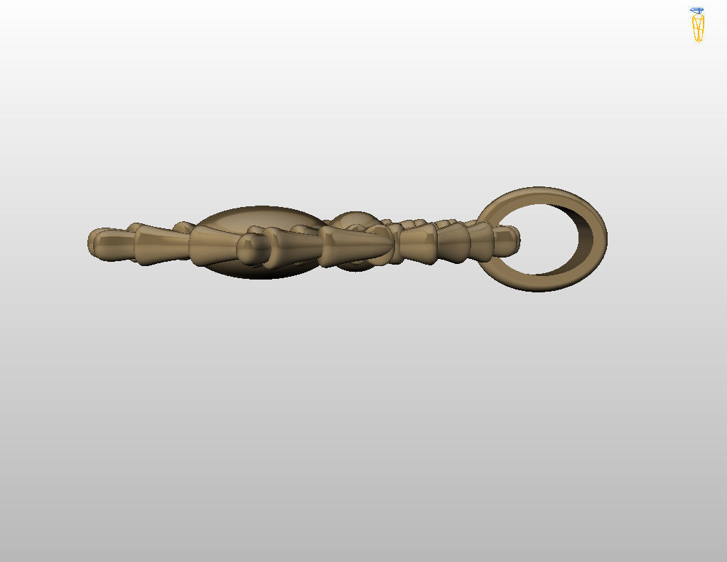 Spider pendant 3D print model_17