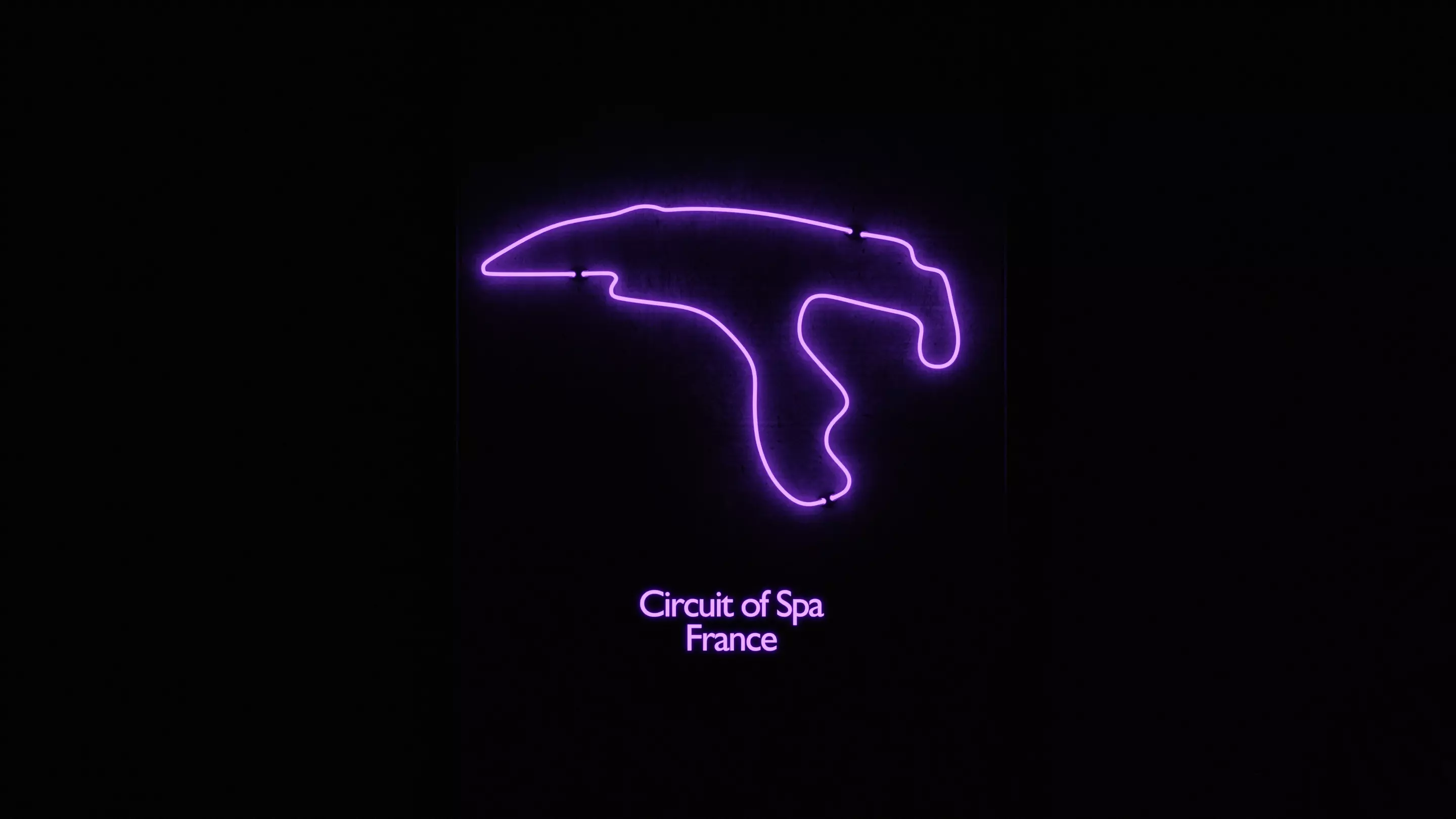 Neon 3D Model 18 - Race Track 3 - SPA 3D model_0