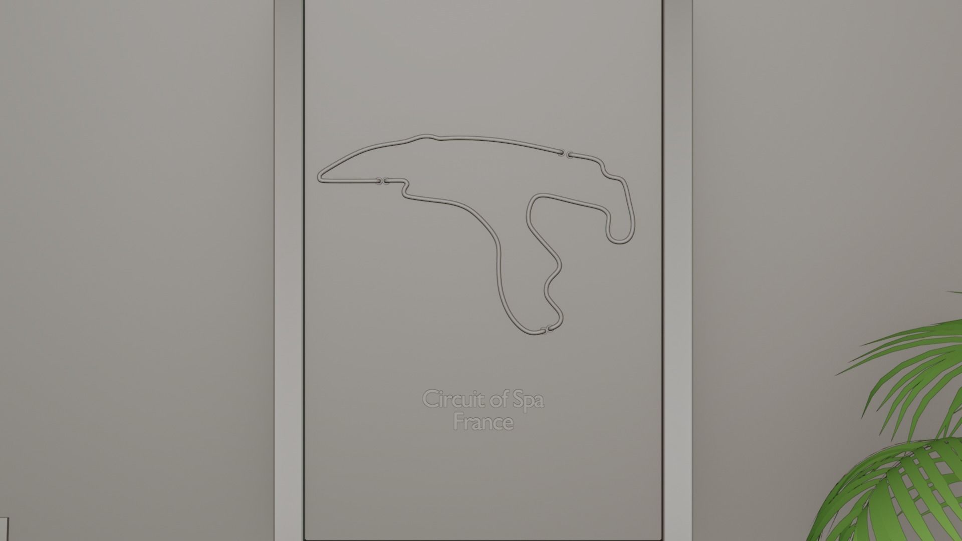 Neon 3D Model 18 - Race Track 3 - SPA 3D model_10