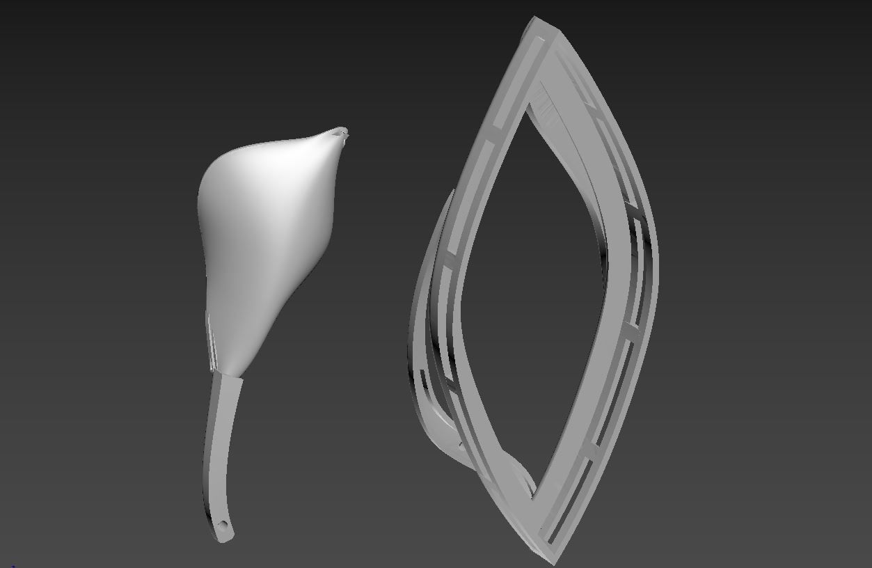 Pendant P 016 3D print model_8