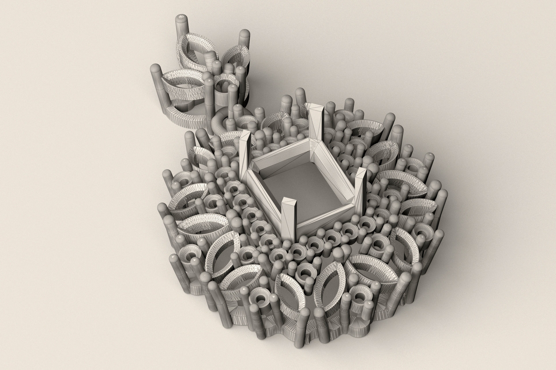 Pendant P 015 3D print model_5