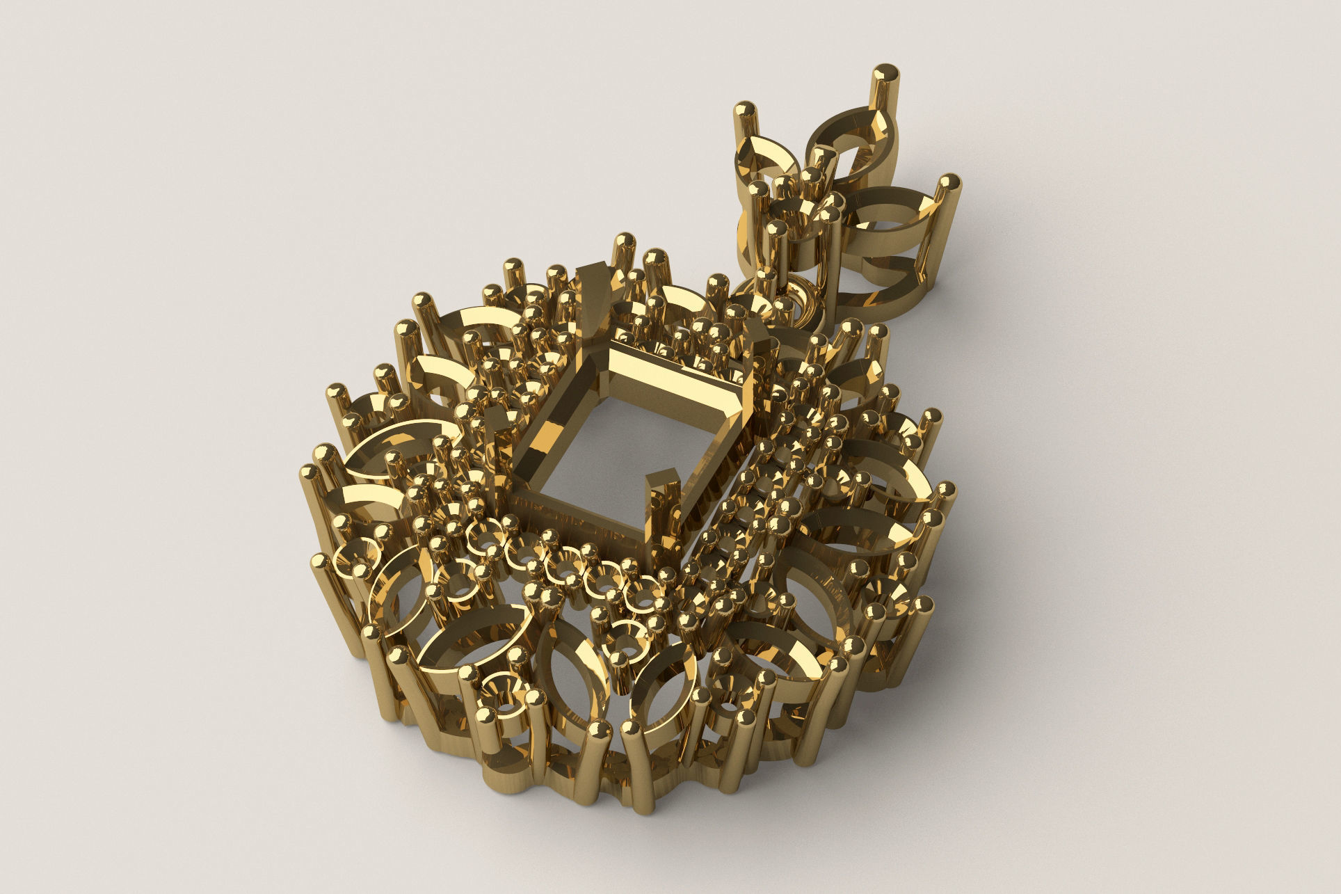 Pendant P 015 3D print model_2