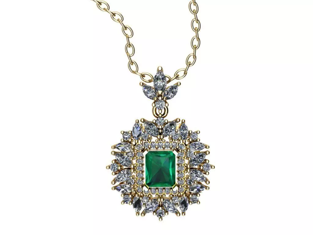 Pendant P 015 3D print model_0