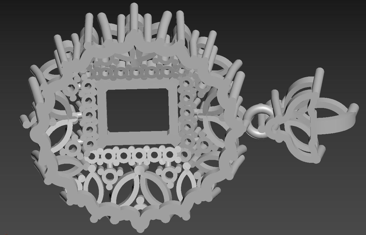 Pendant P 015 3D print model_7
