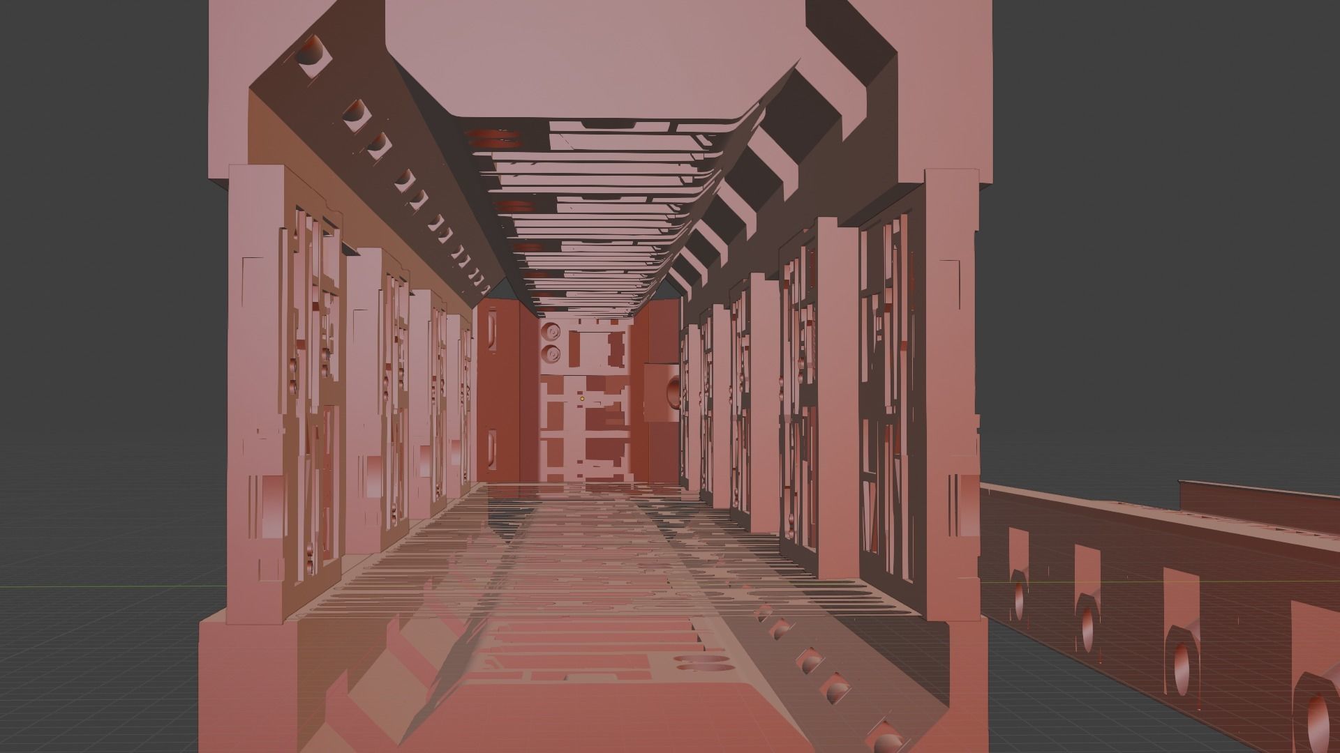 Sci-fi corritor creator kit 3D model_1