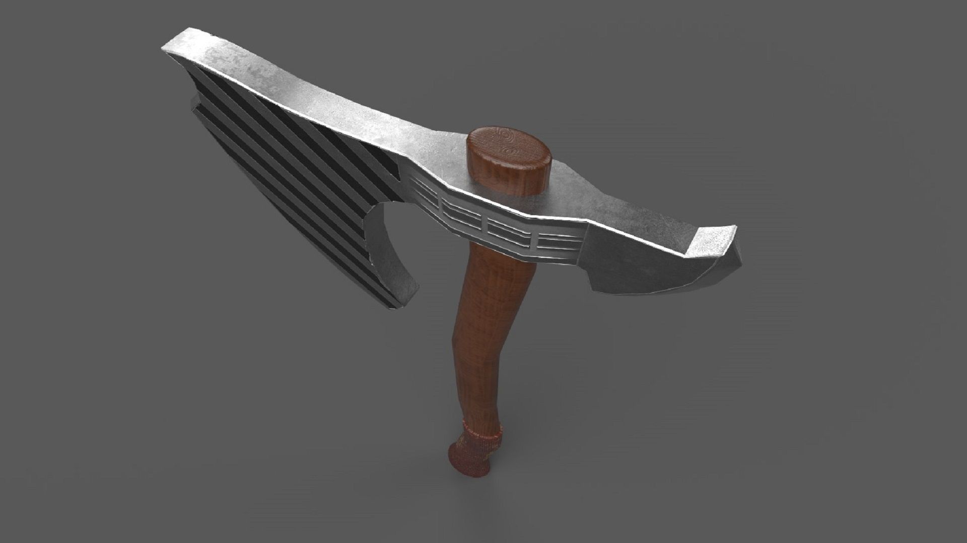 Stylized Axe Weapon PBR low-poly game ready 3D Model Collection_15