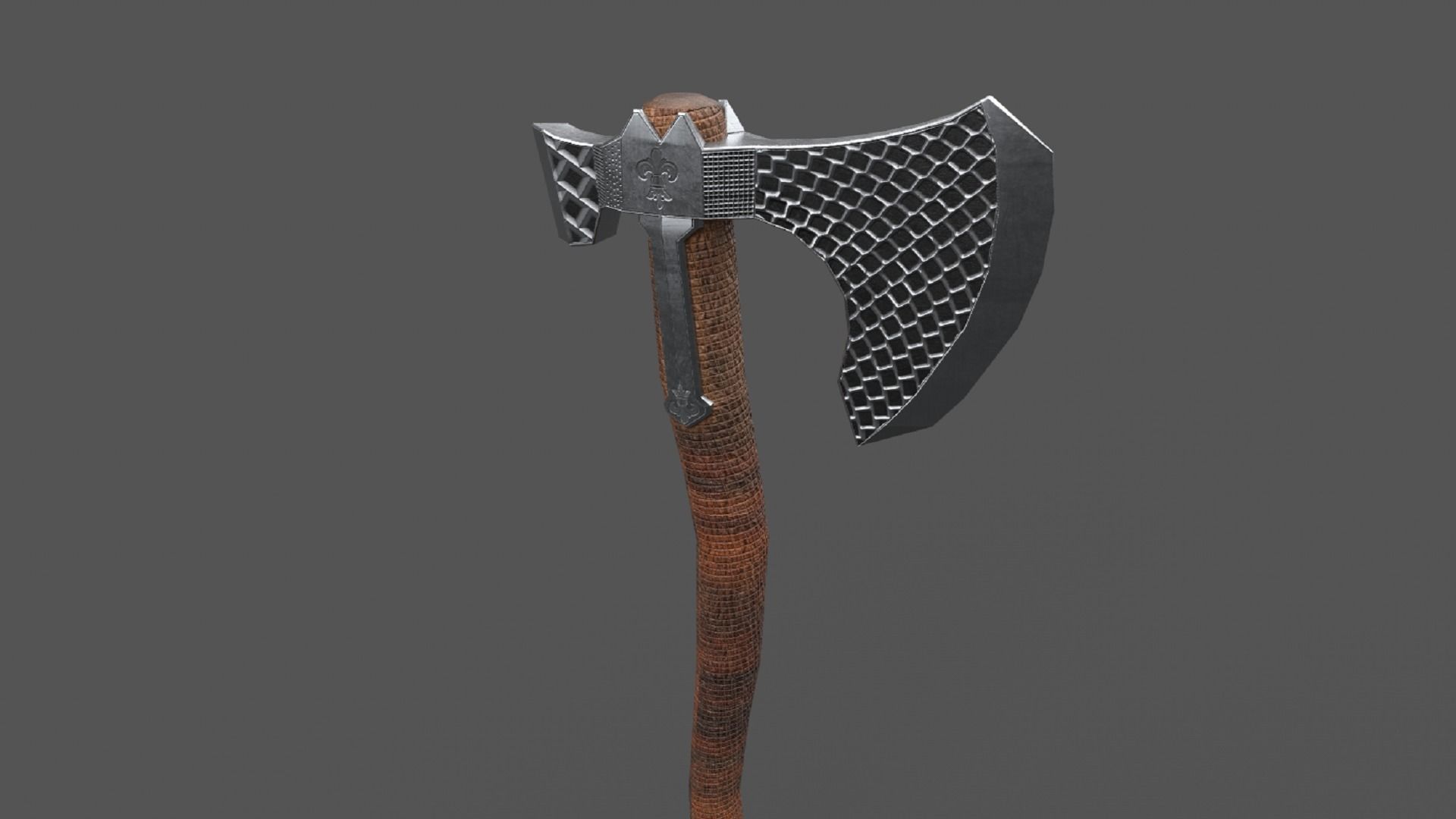 Stylized Axe Weapon PBR low-poly game ready 3D Model Collection_25