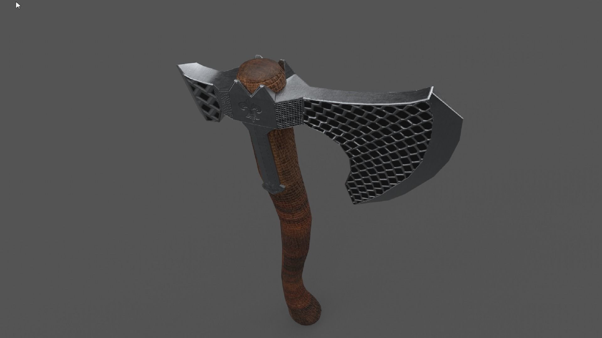 Stylized Axe Weapon PBR low-poly game ready 3D Model Collection_26