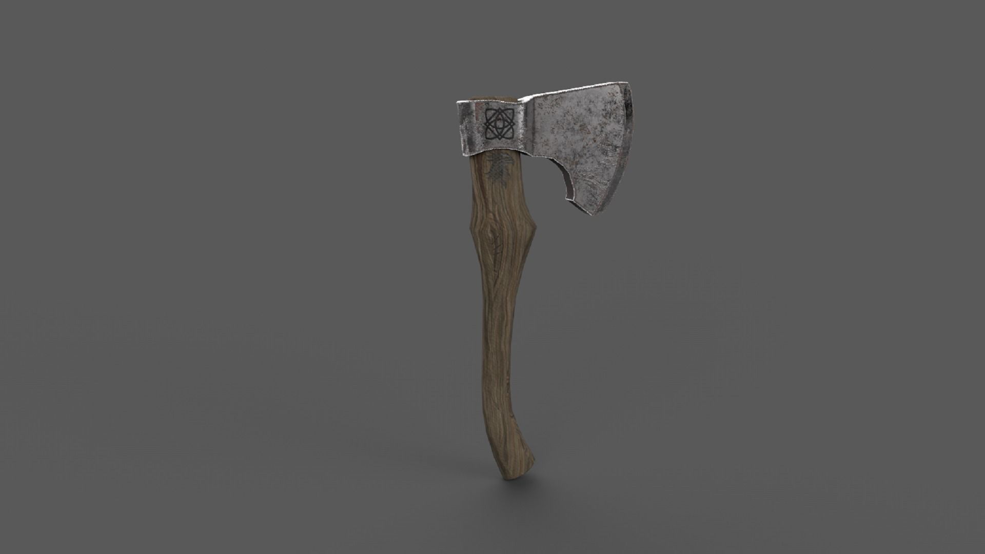 Stylized Axe Weapon PBR low-poly game ready 3D Model Collection_19