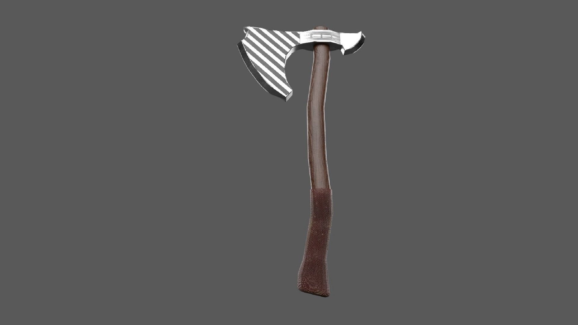 Stylized Axe Weapon PBR low-poly game ready 3D Model Collection_14