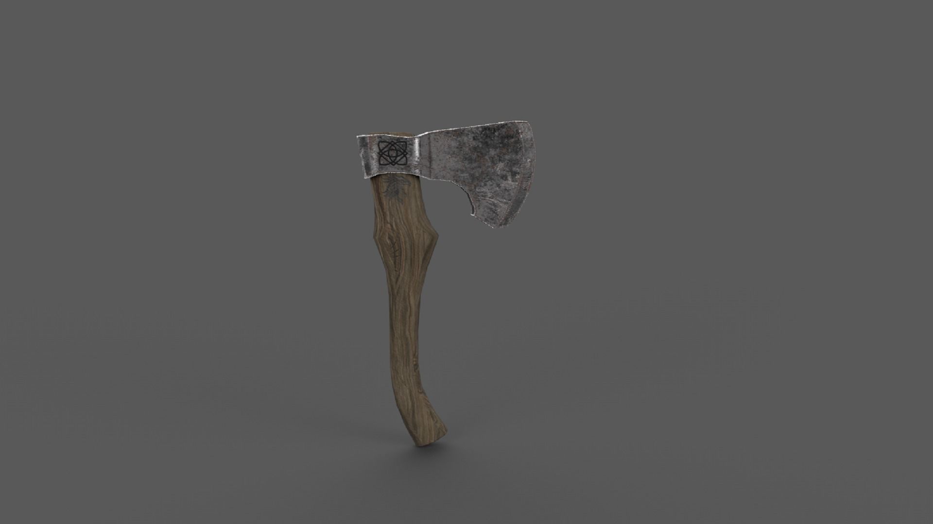 Stylized Axe Weapon PBR low-poly game ready 3D Model Collection_22