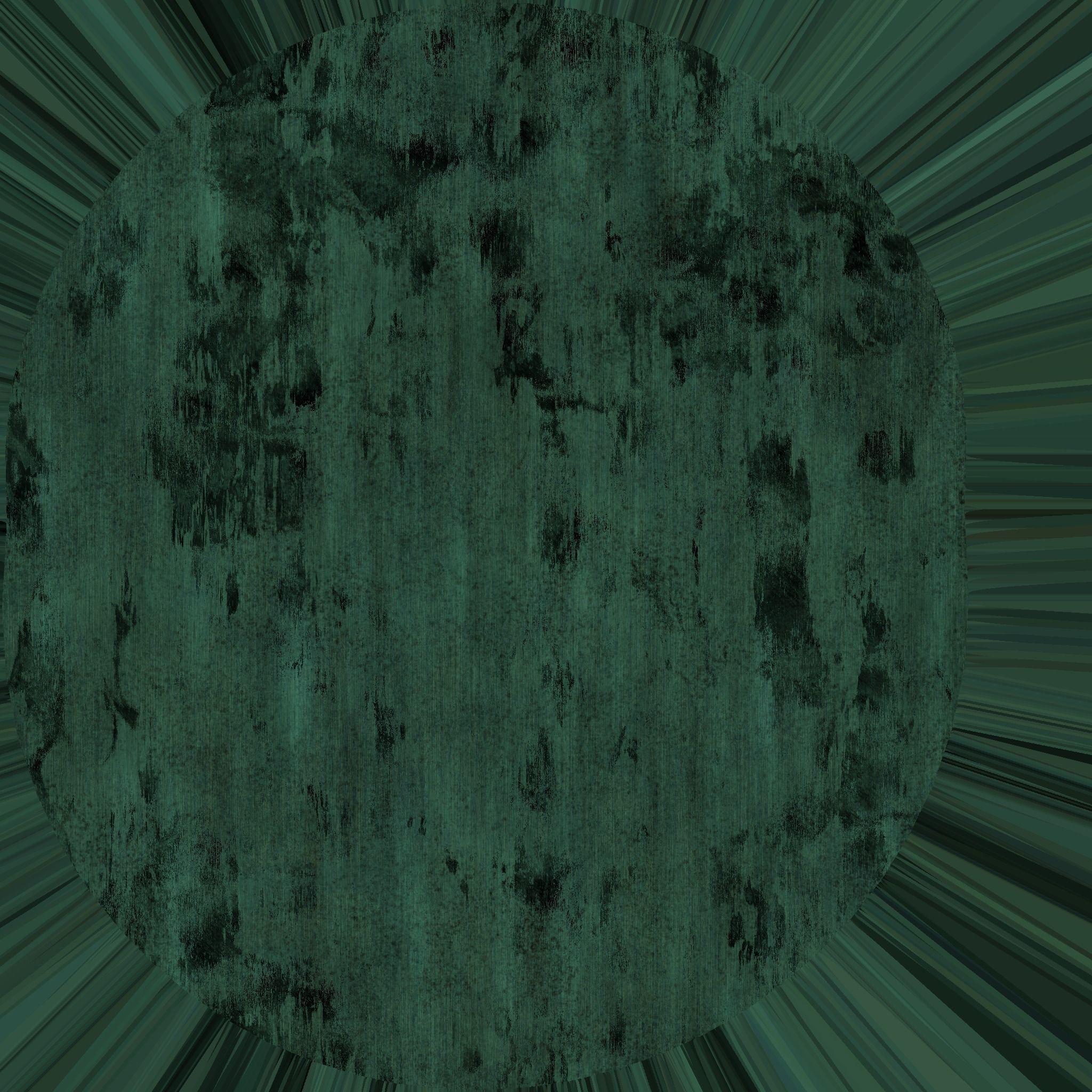 Ancient hallways Scifi City Kitbash grey and green 3D model_4