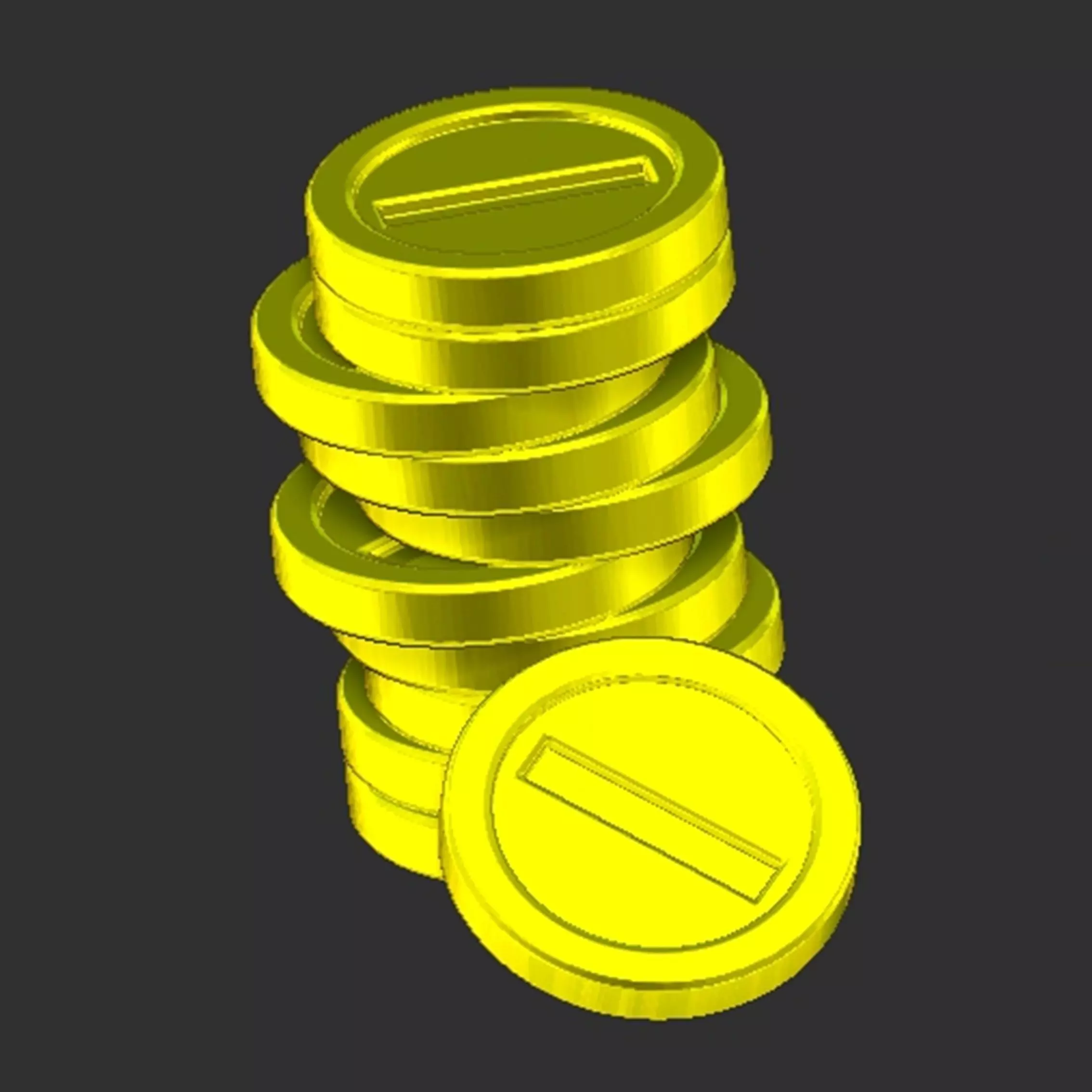 Mario Messy Coins 3D print model_0
