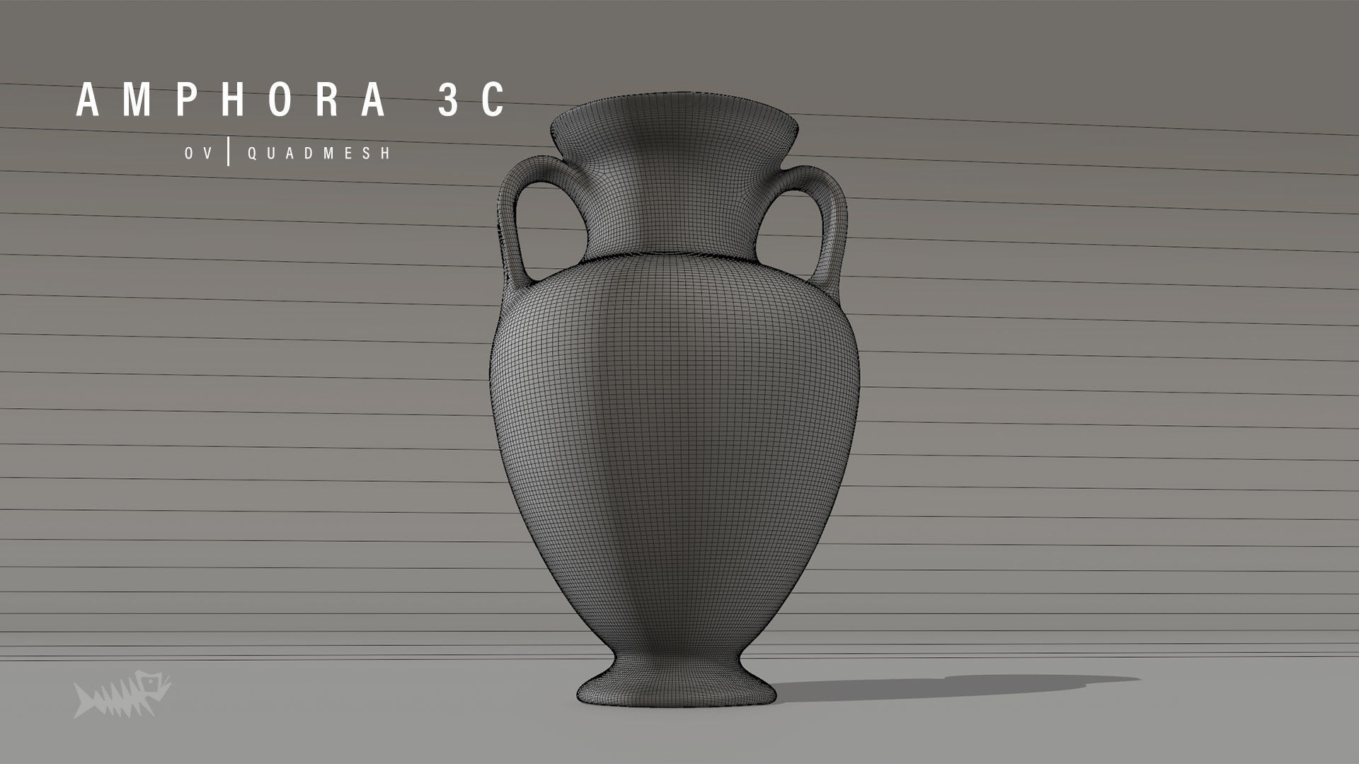 Ancient Greek Amphora Free 3D model_6