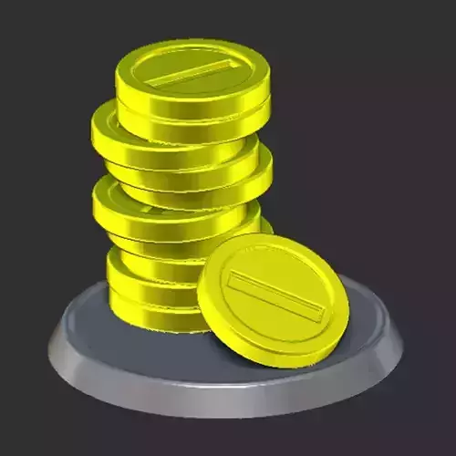 Mario Messy Coins Based 3D print model