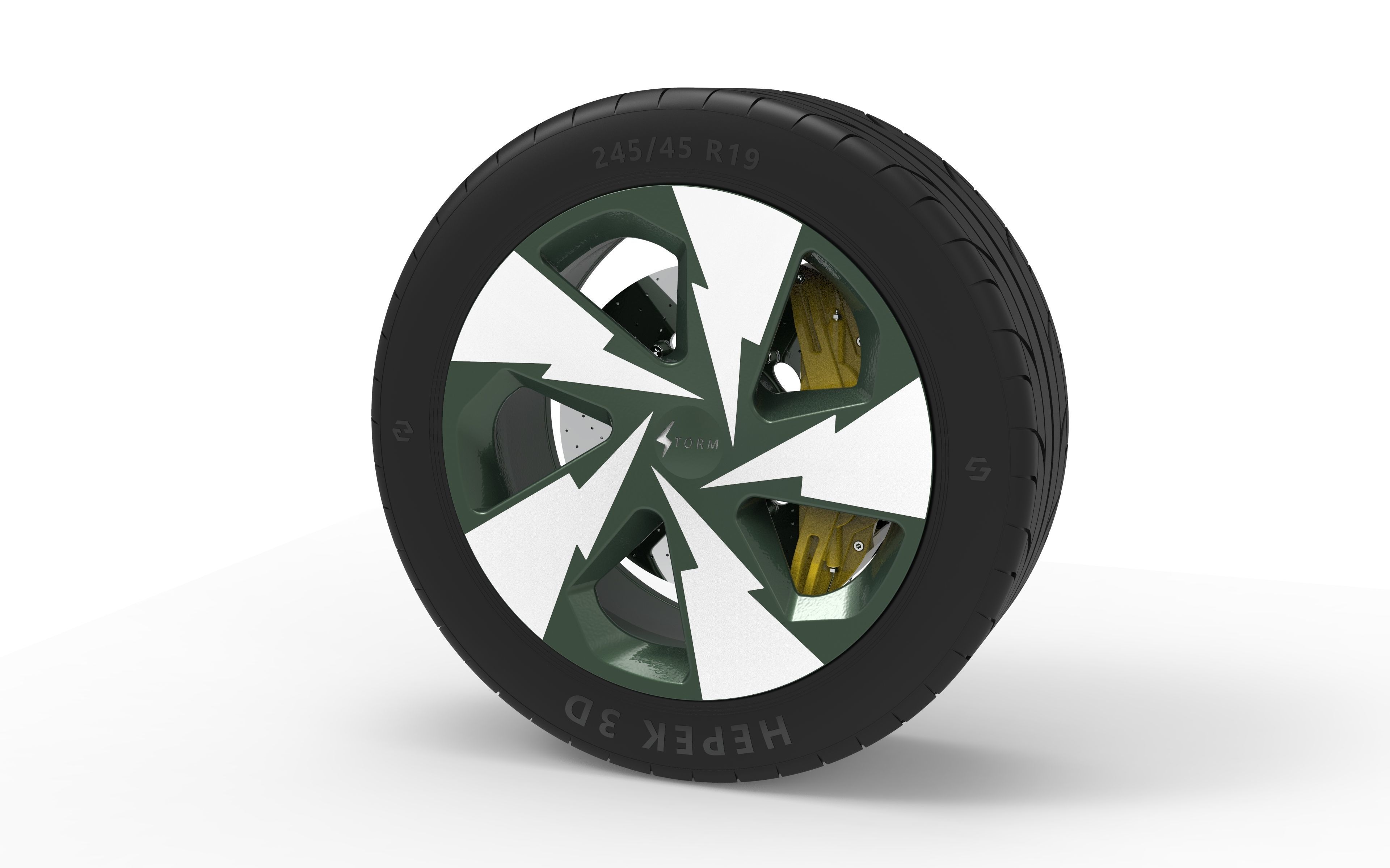 Wheel rim 3D model_5
