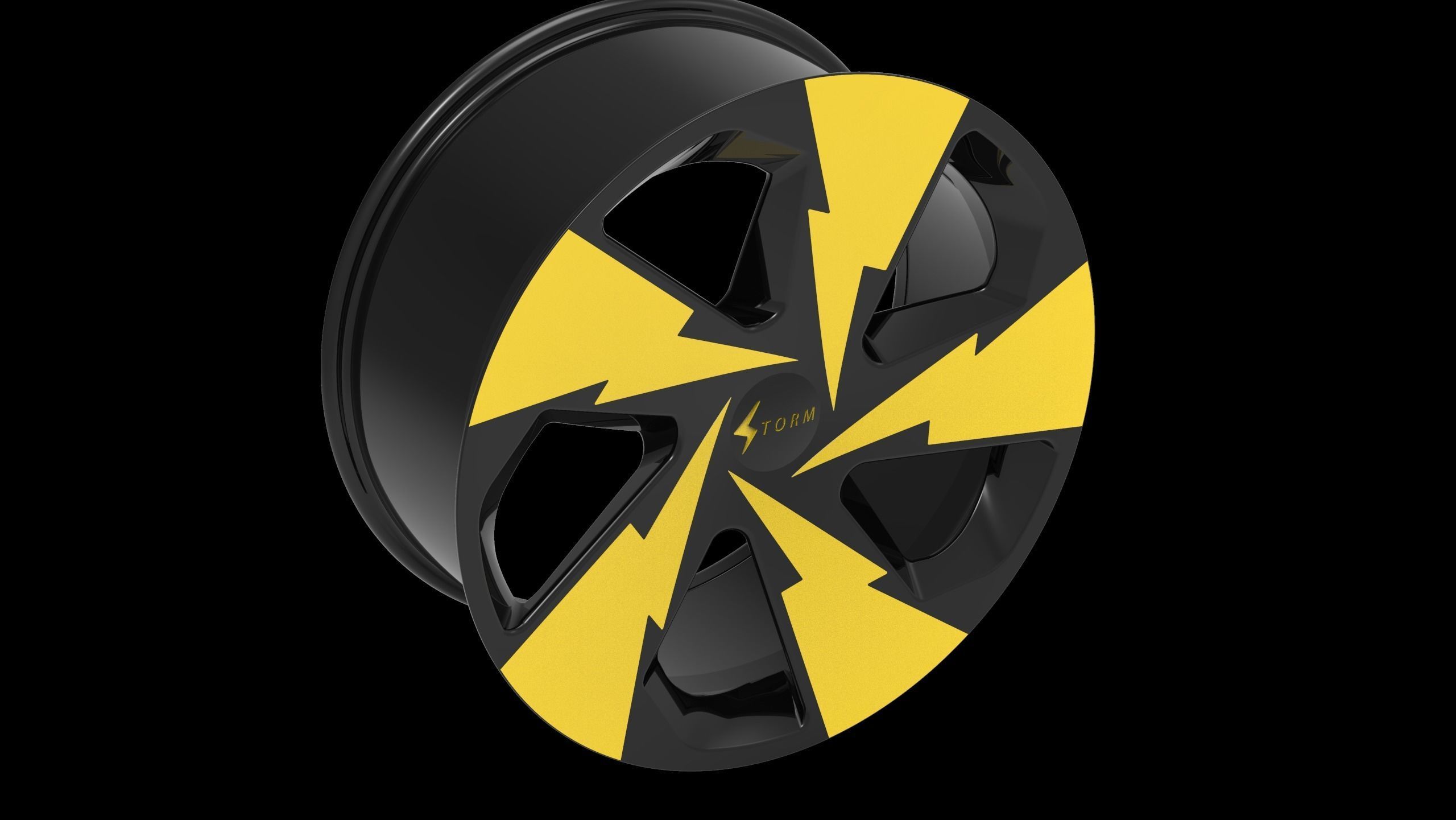 Wheel rim 3D model_16