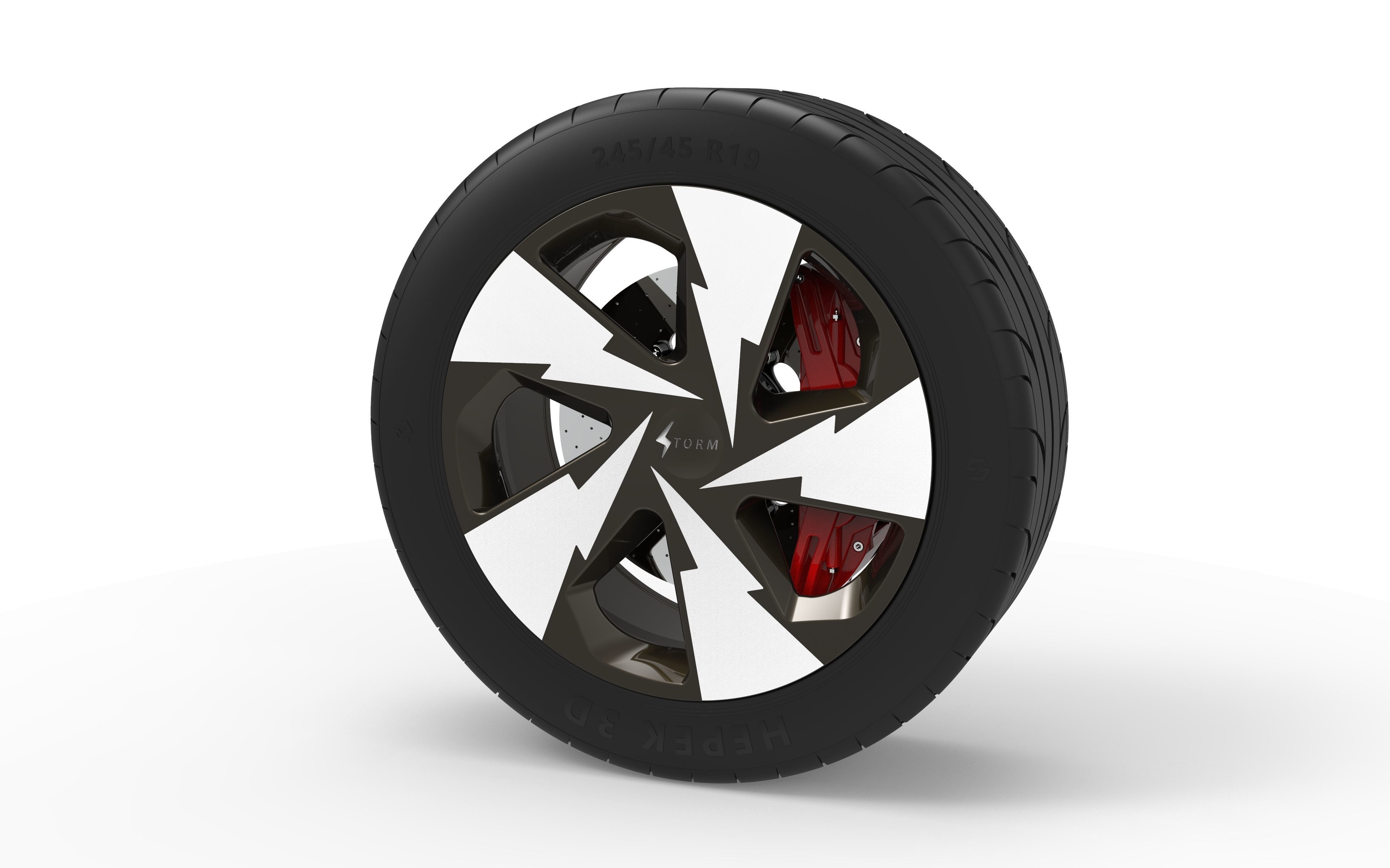Wheel rim 3D model_1