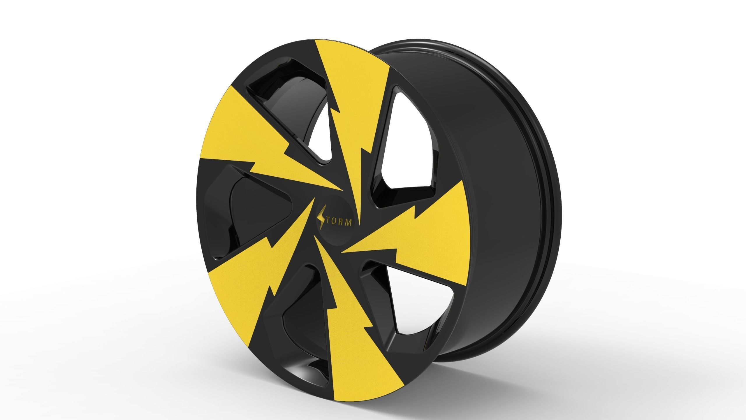 Wheel rim 3D model_8