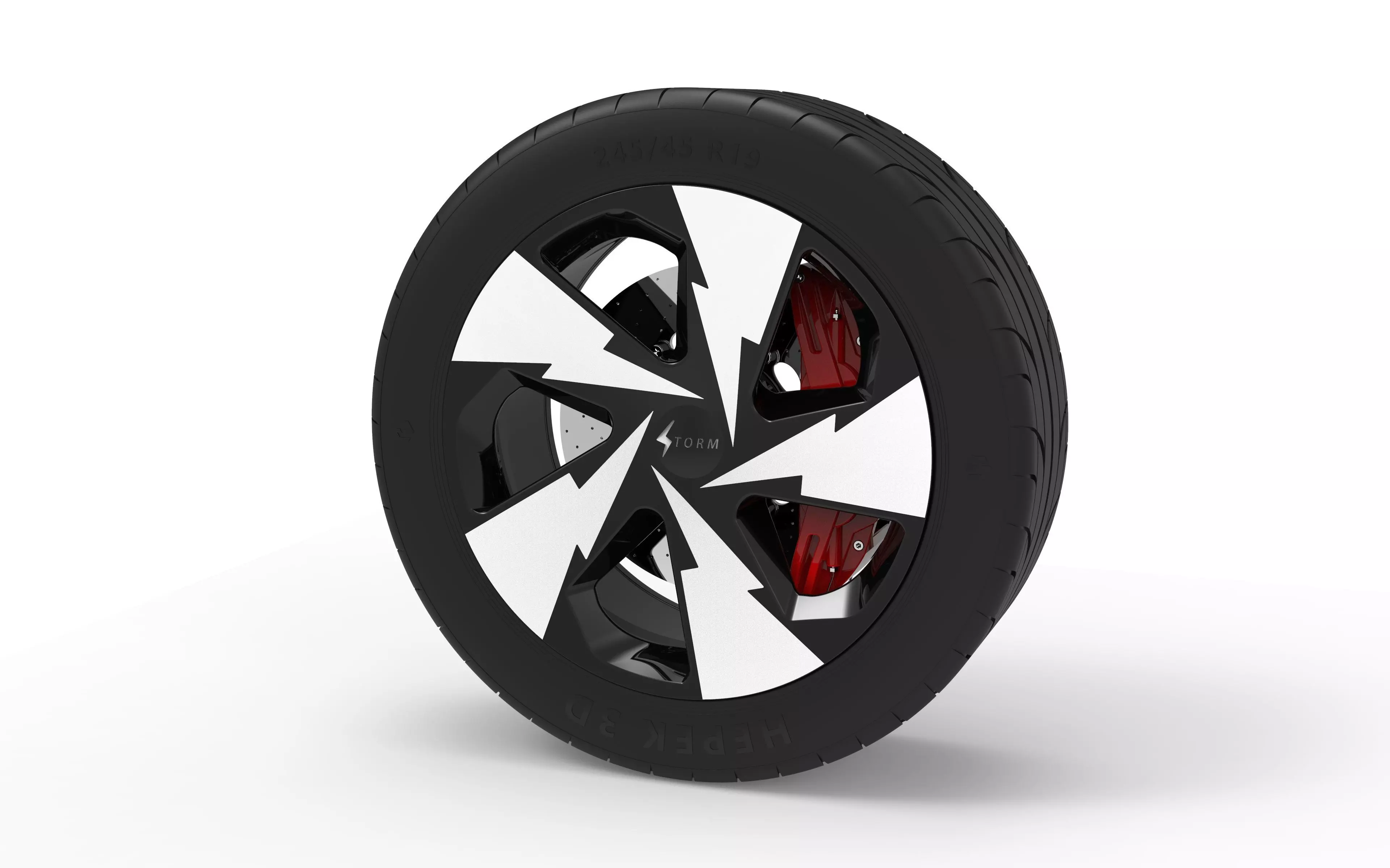 Wheel rim 3D model_0