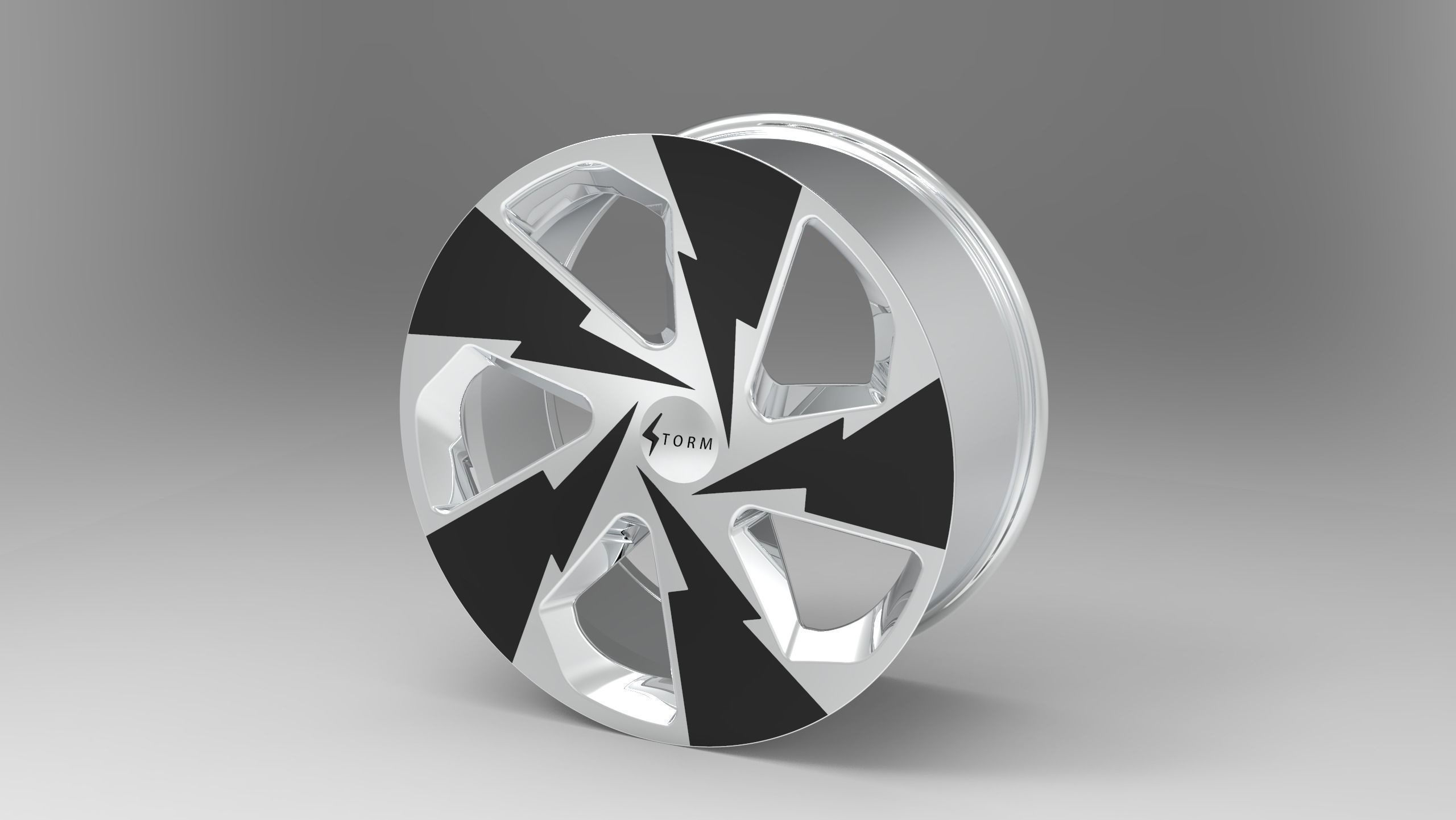 Wheel rim 3D model_19