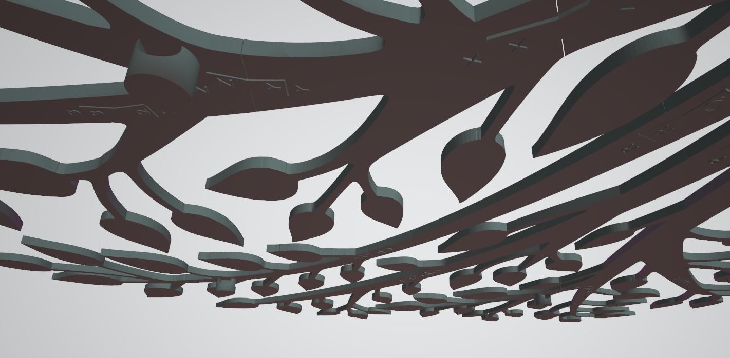 Family tree 3D print ready 3D print model_1