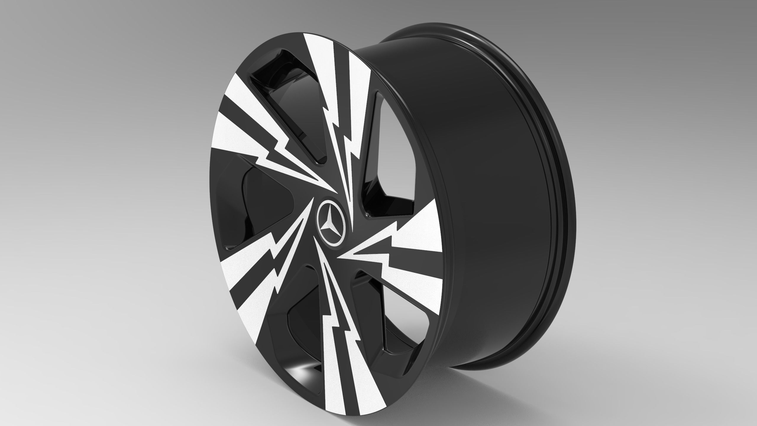 Wheel rim 3D model_8