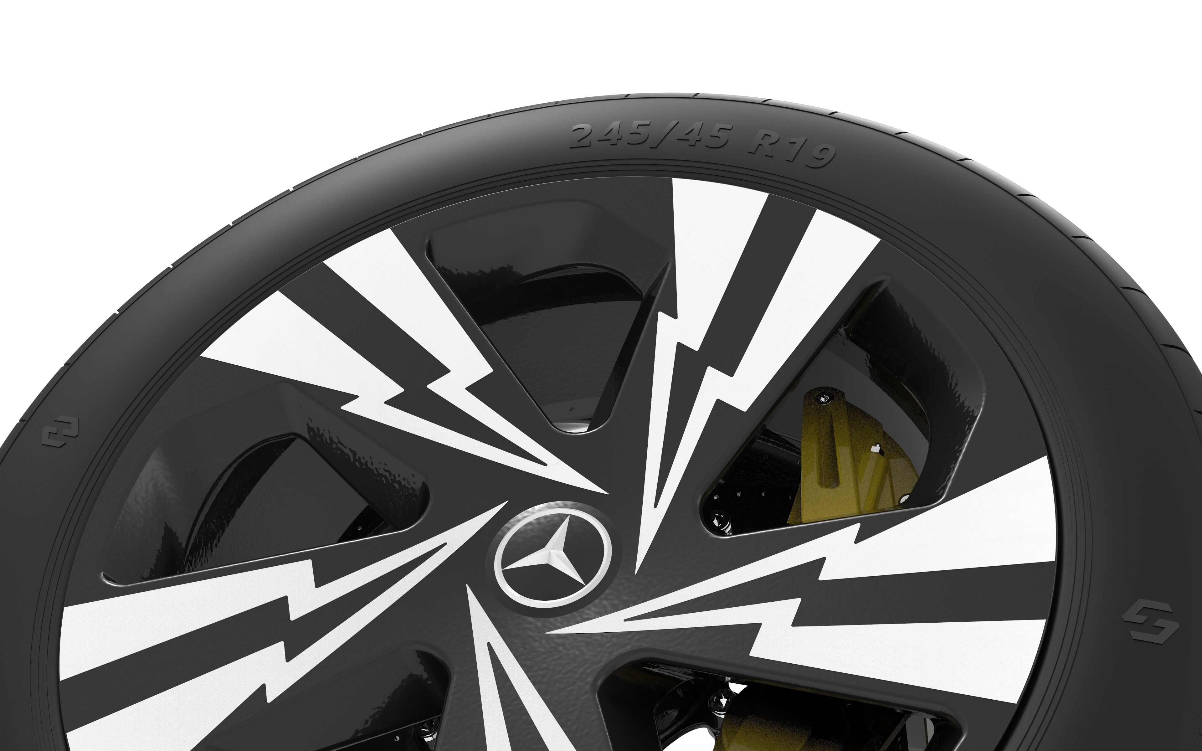 Wheel rim 3D model_1