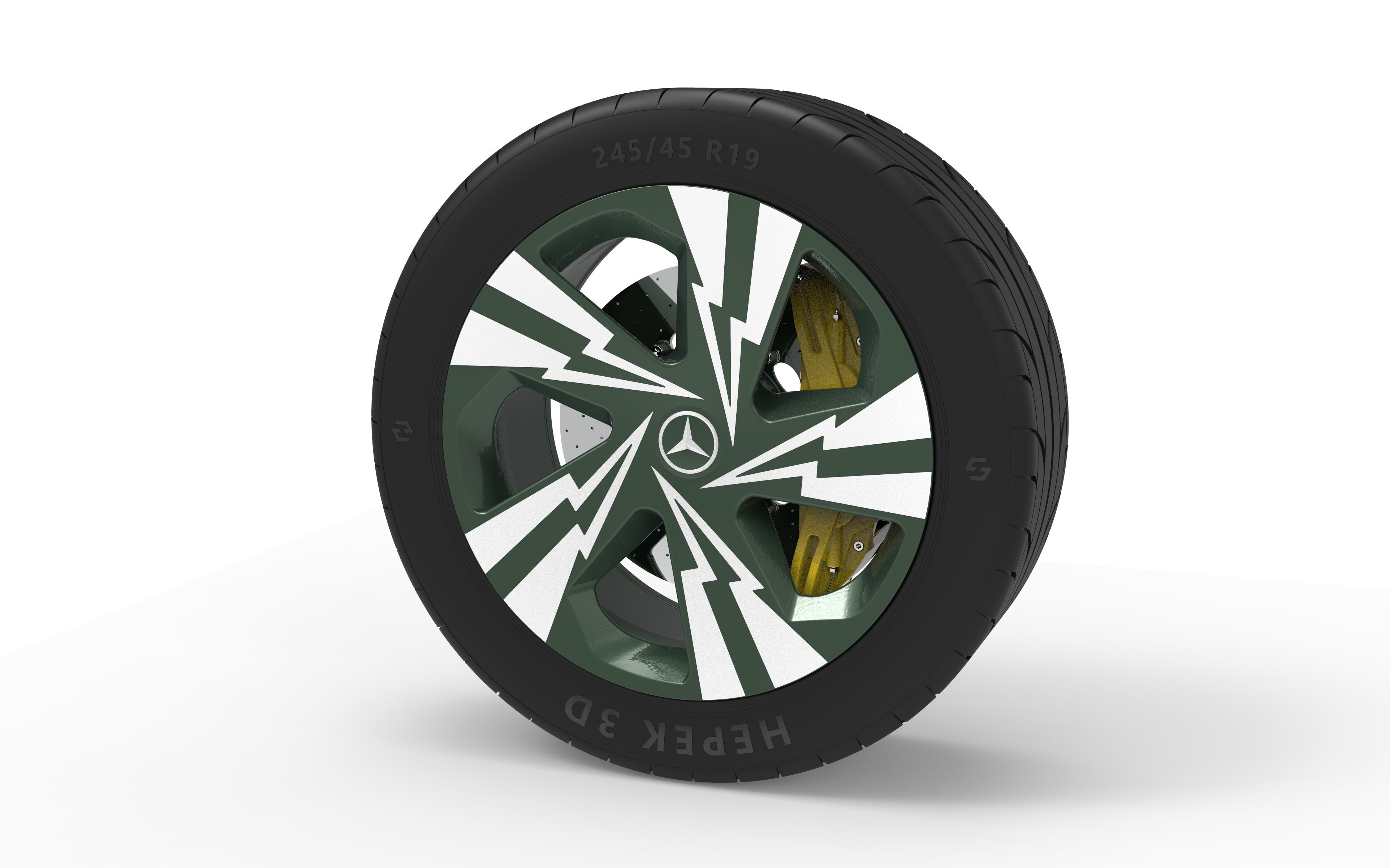 Wheel rim 3D model_5