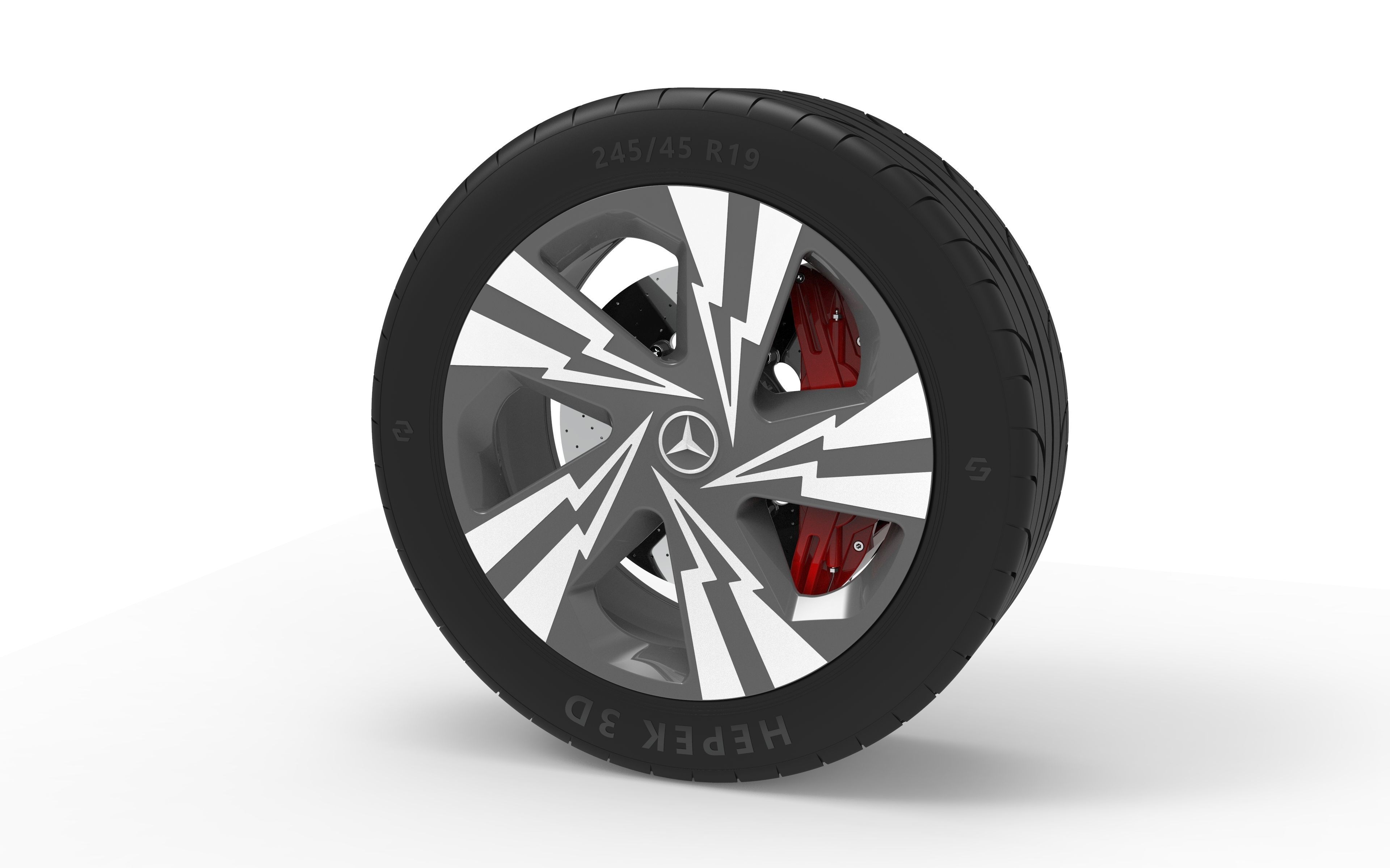Wheel rim 3D model_3