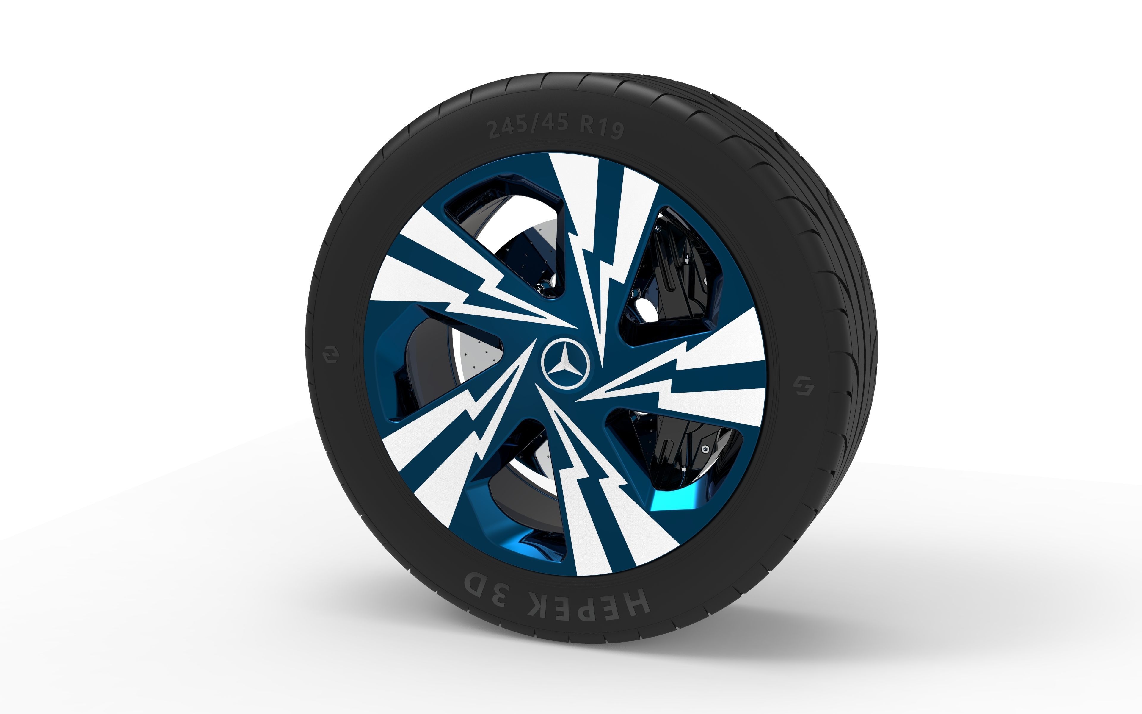 Wheel rim 3D model_4