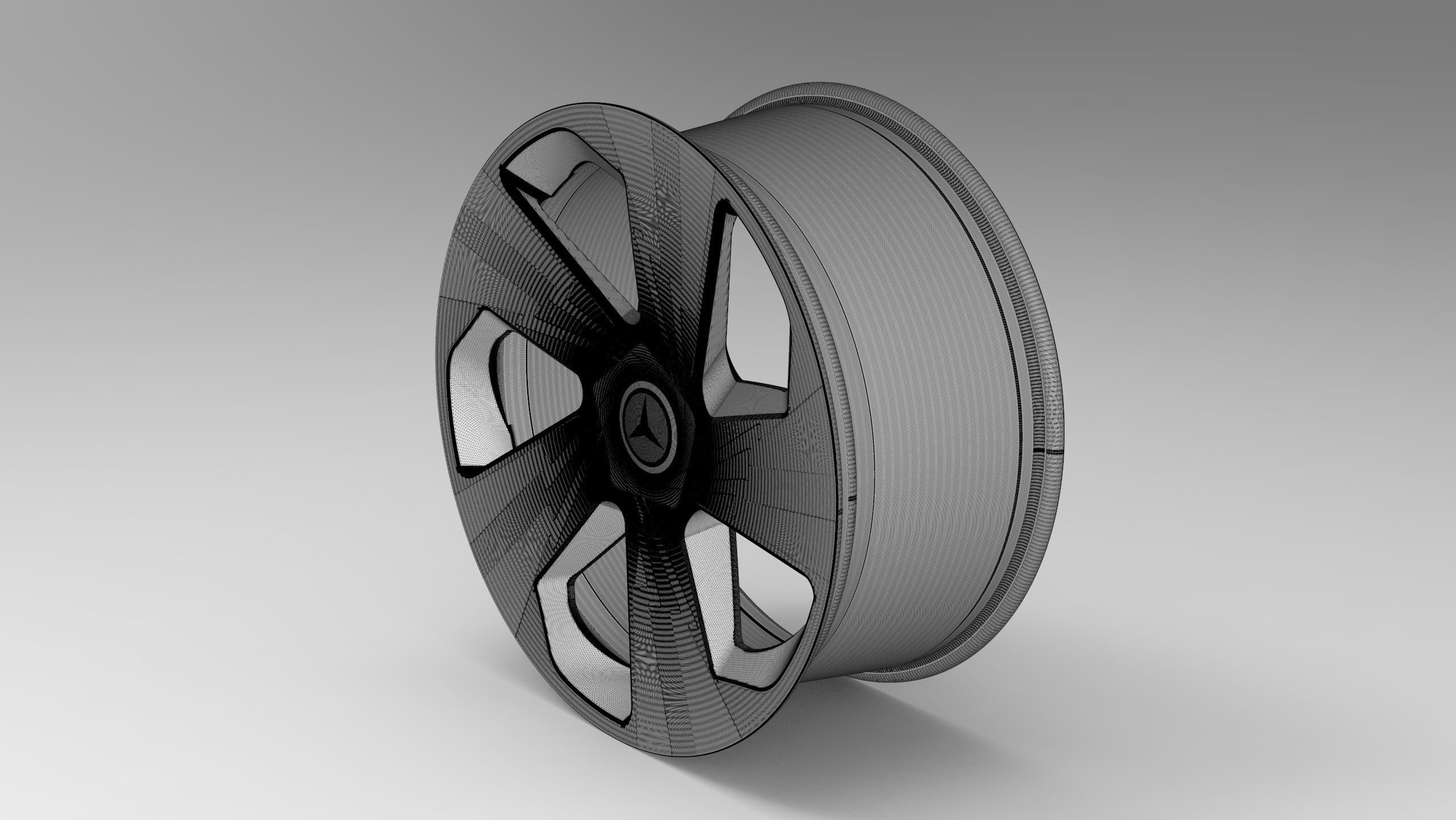 Wheel rim 3D model_22