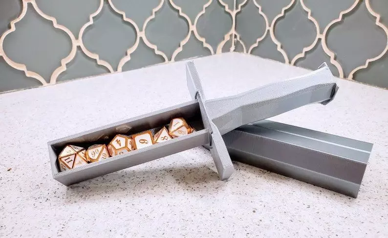 Dagger of Holding - Rogue Dagger Dice Holder - DnD 3D print model_0