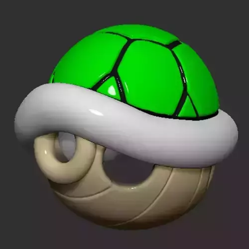 Mario Turtle Shell Koopa Troopa 3D print model