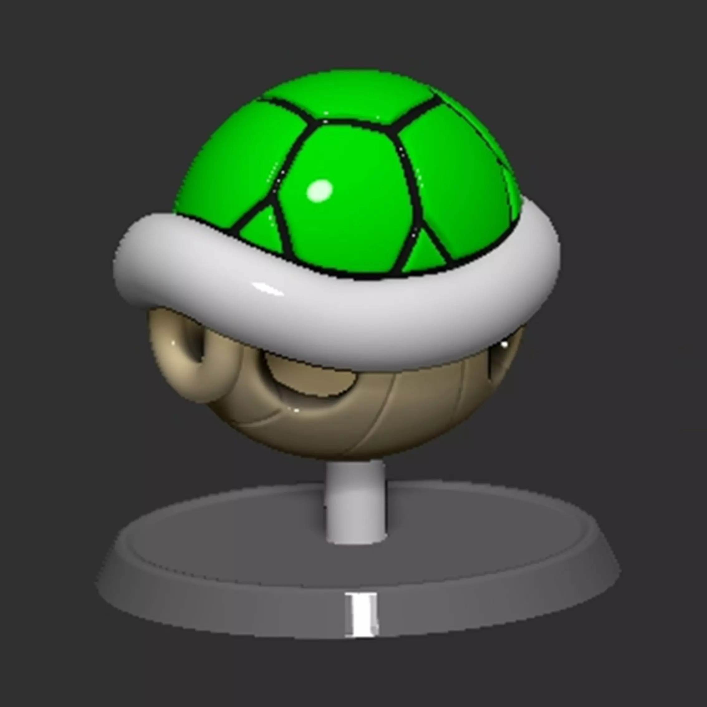 Mario Turtle Shell Based Koopa Troopa 3D print model_0