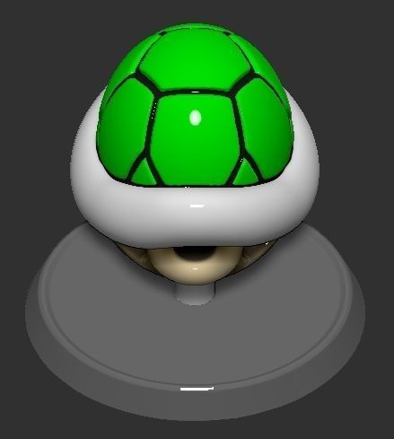 Mario Turtle Shell Based Koopa Troopa 3D print model_14